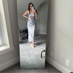 Reformation Parma Silk Dress in Melba size XS